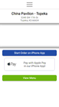 Mobile Screenshot of chinapaviliontopeka.com